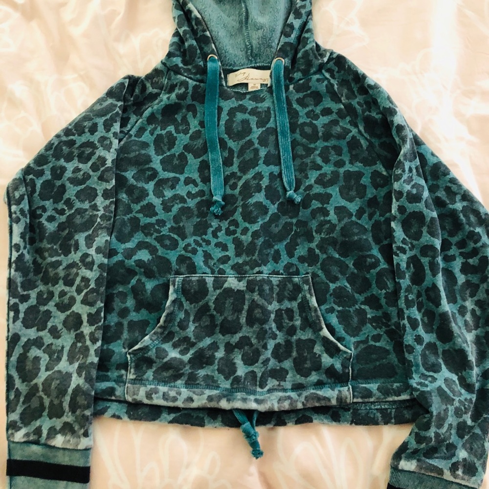 Vintage Havana Sweater with hood worn once!